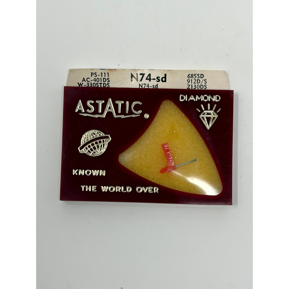 Astatic N74-sd Diamond Replacement Stylus Needle Vintage